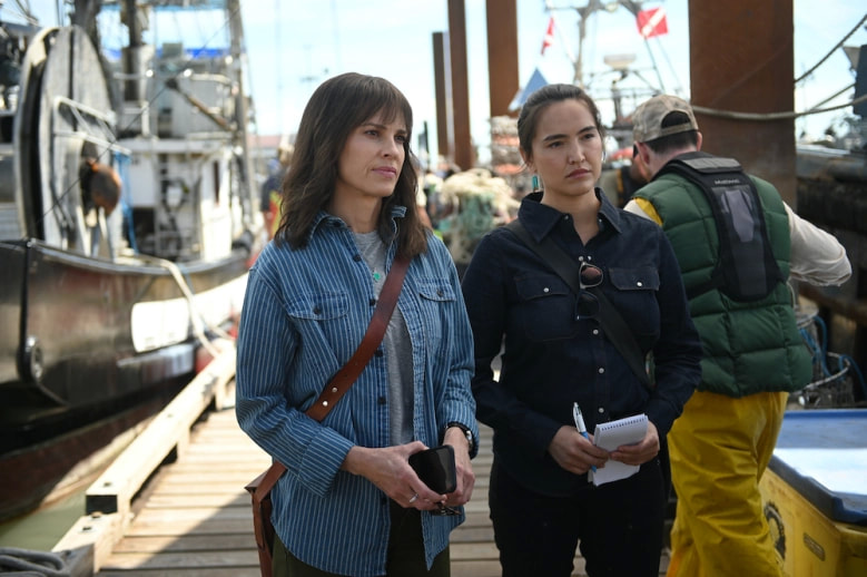 Picture: Hilary Swank & Grace Dove in Alaska Daily 
