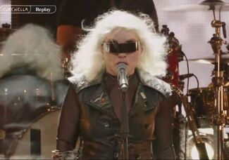 Picture: Debbie Harry performing with Blondie at Coachella on Friday, April 14. 