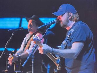Picture: Brooks & Dunn perform at Stagecoach Festival on April 30, 2023.