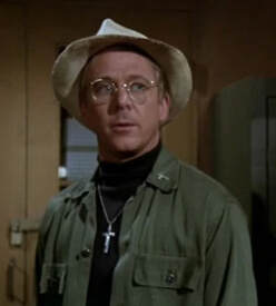 Picture: William Christopher as Father Mulcahy in MASH