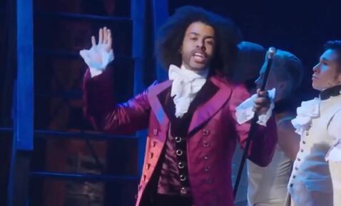Picture: Daveed Diggs as Thomas Jefferson in Hamilton