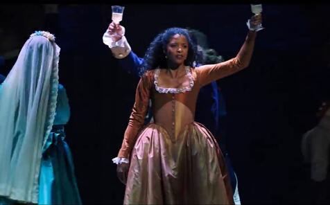 Picture: Renee Elise Goldsberry as Angelica Schuyler in Hamilton