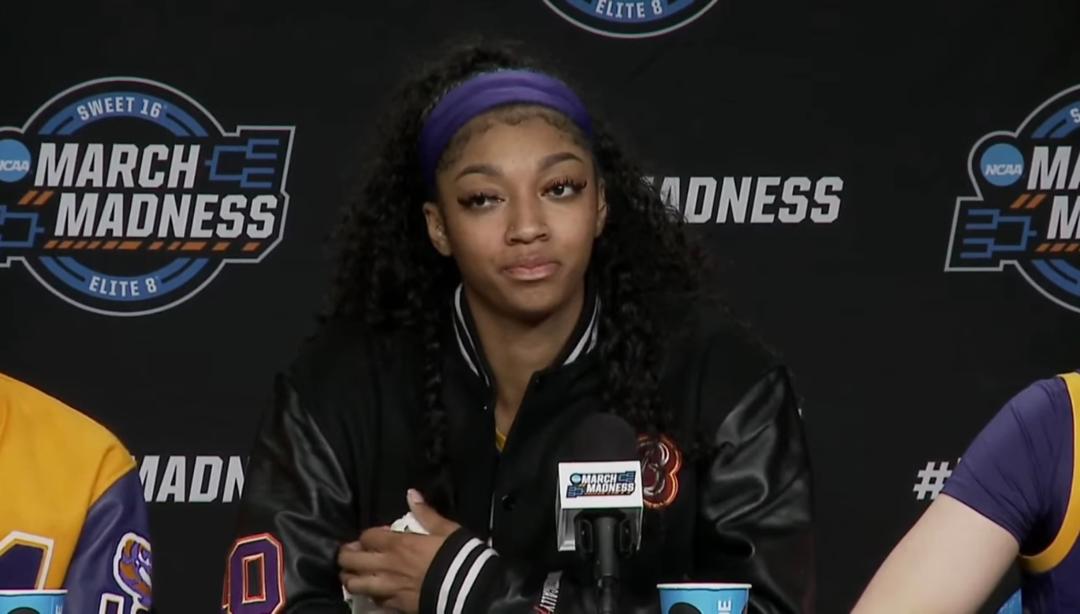 Picture: Angel Reese press conference 