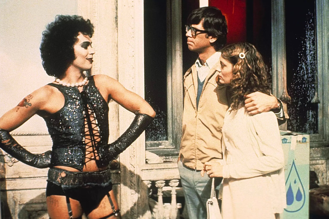 Picture: Tim Curry, Barry Bostwick and Susan Sarandon in 