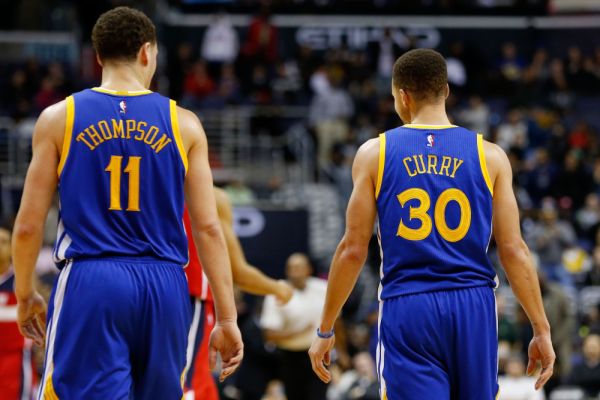 Picture: Klay Thompson and Stephen Curry