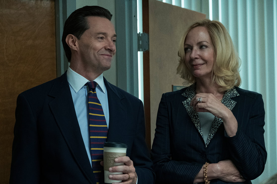 Picture: Hugh Jackman and Allison Janney in Bad Education 