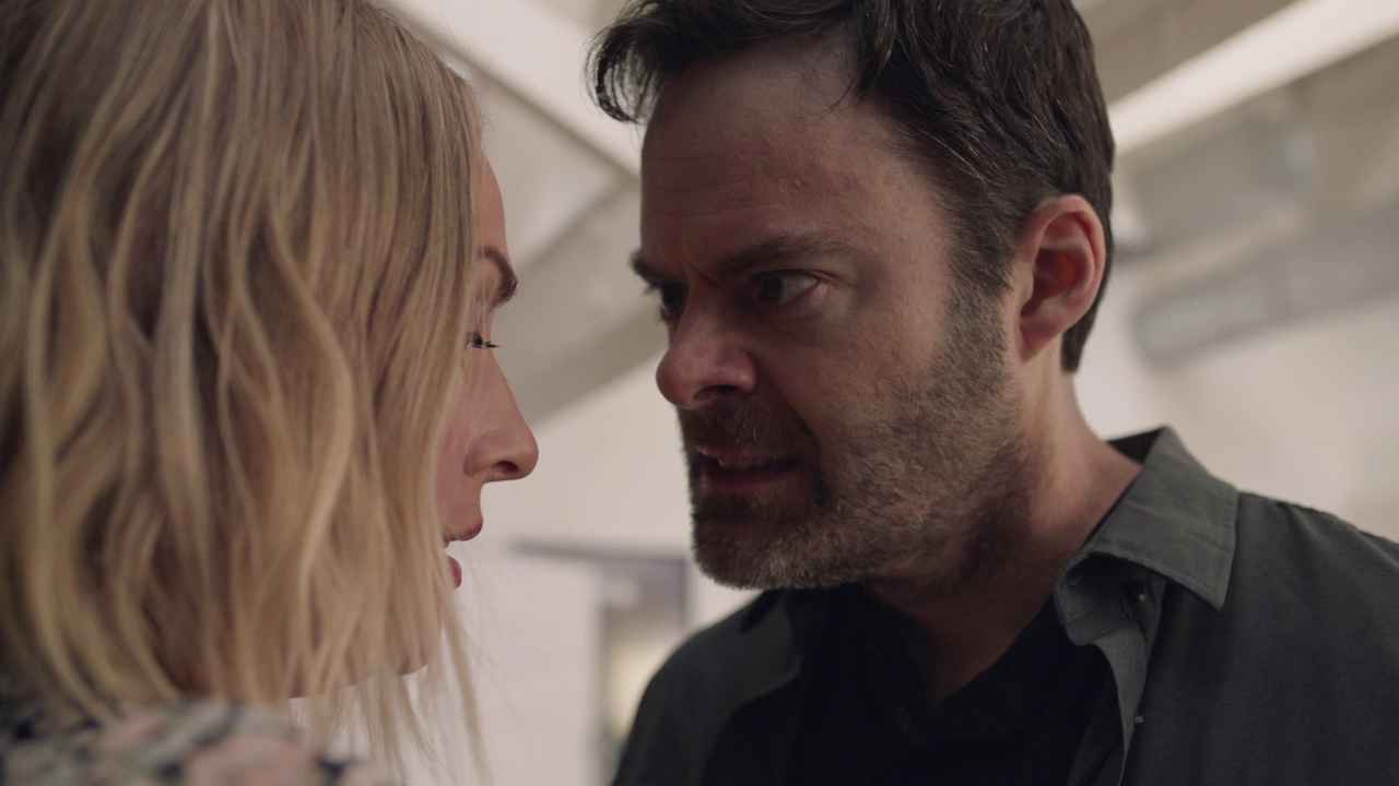 Picture: Sarah Goldberg and Bill Hader in Barry 