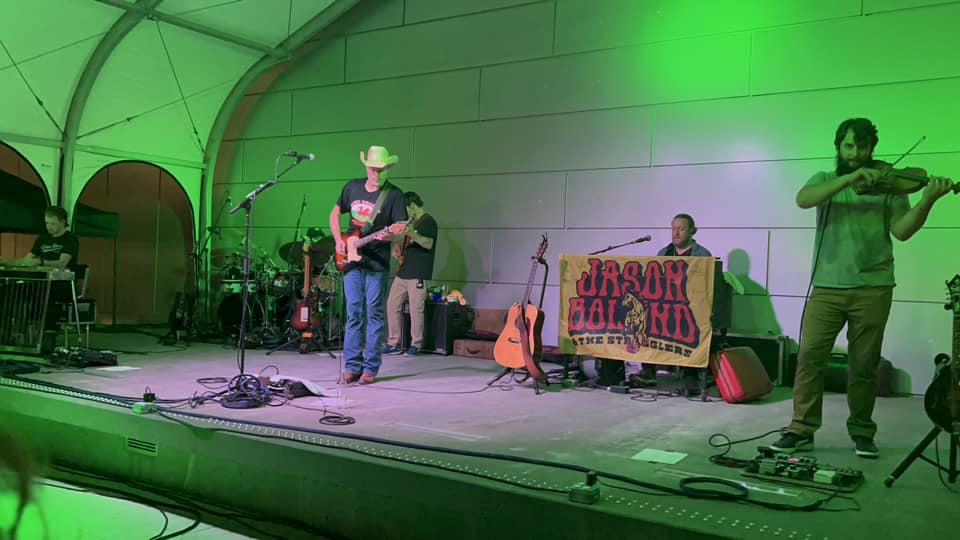 Picture: Jason Boland & the Stragglers live at Argenta Vibe Music Series in Little Rock, Ark. 