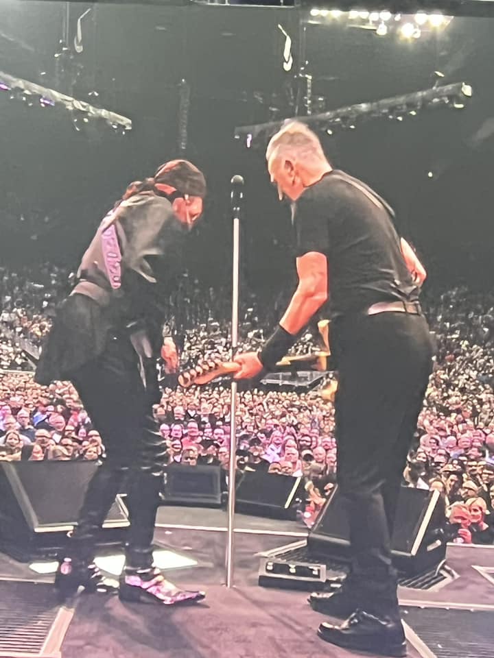 Picture: Steven Van Zandt and Bruce Springsteen performing in Kansas City in February 2023