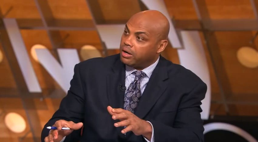 Picture: Charles Barkley on TNT's Inside the NBA