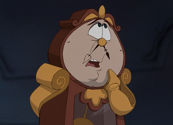 Picture: Cogsworth in Beauty and the Beast