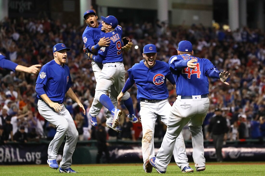 Picture: Chicago Cubs celebrate 2016 World Series title