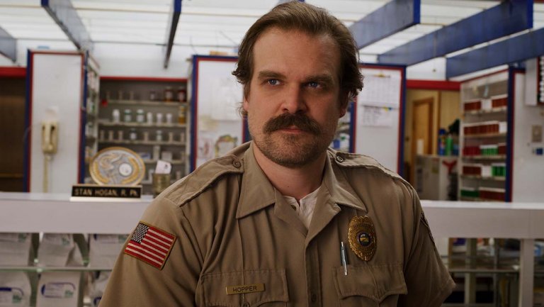Picture: David Harbour in Stranger Things