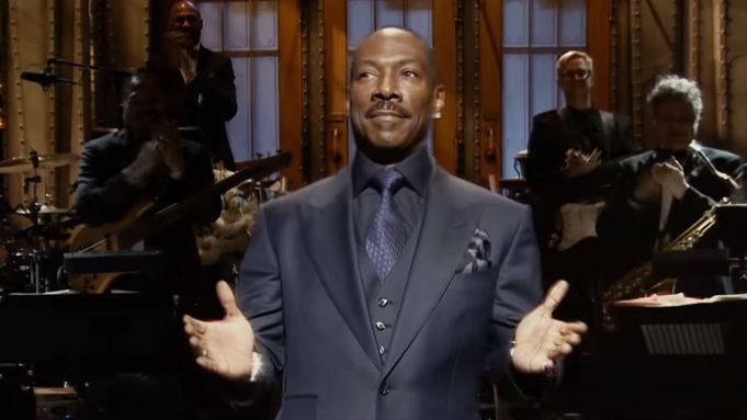 Picture: Eddie Murphy giving monologue on Saturday Night Live 