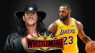 Picture: The Undertaker and LeBron James