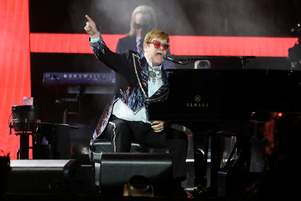 Picture: Elton John performs final American show at Dodgers Stadium in Los Angeles