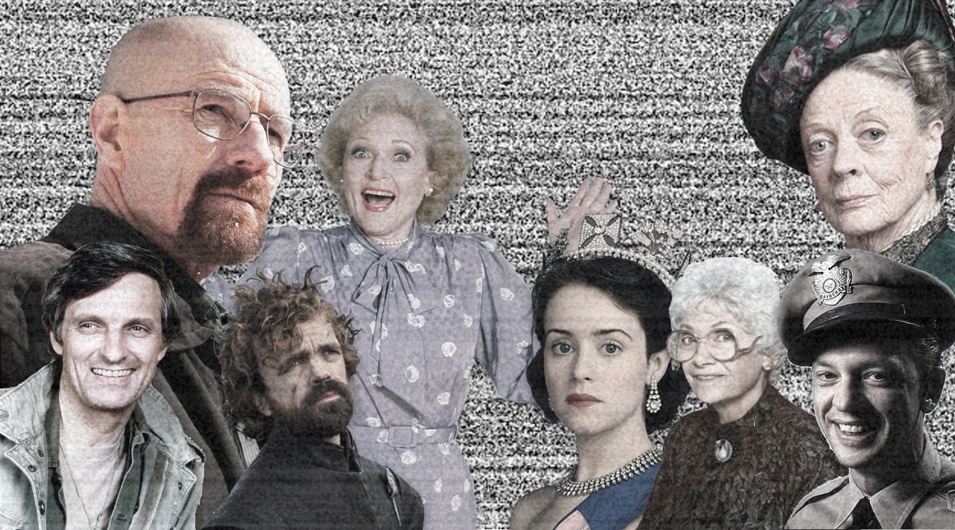 Picture: Bryan Cranston, Alan Alda, Peter Dinklage, Betty White, Claire Foy, Estelle Getty, Don Knotts and Maggie Smith