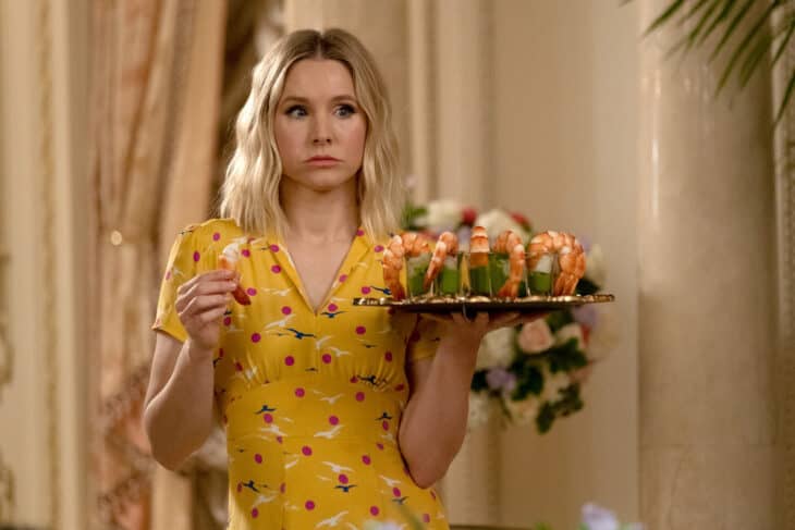 Picture: Kristen Bell as Eleanor Shellstrop on The Good Place