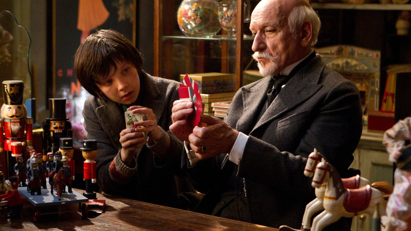 Picture: Asa Butterfield and Ben Kingsley in Hugo