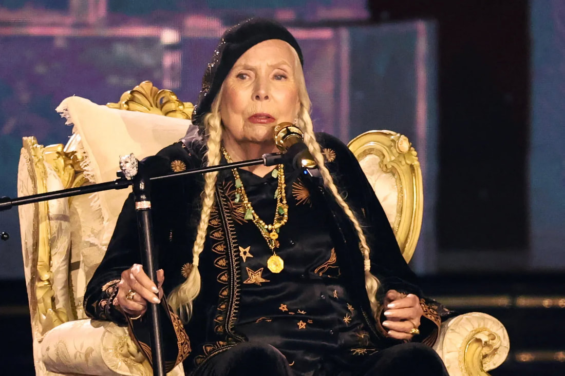 Picture: Joni Mitchell at the Grammy Awards