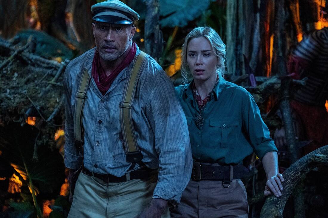 Picture: Dwayne Johnson and Emily Blunt in Disney's 
