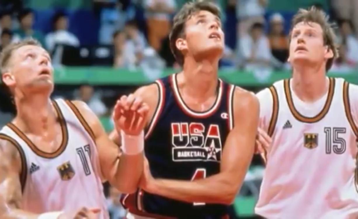 Picture: Christian Laettner on 1992 Olympic Dream Team