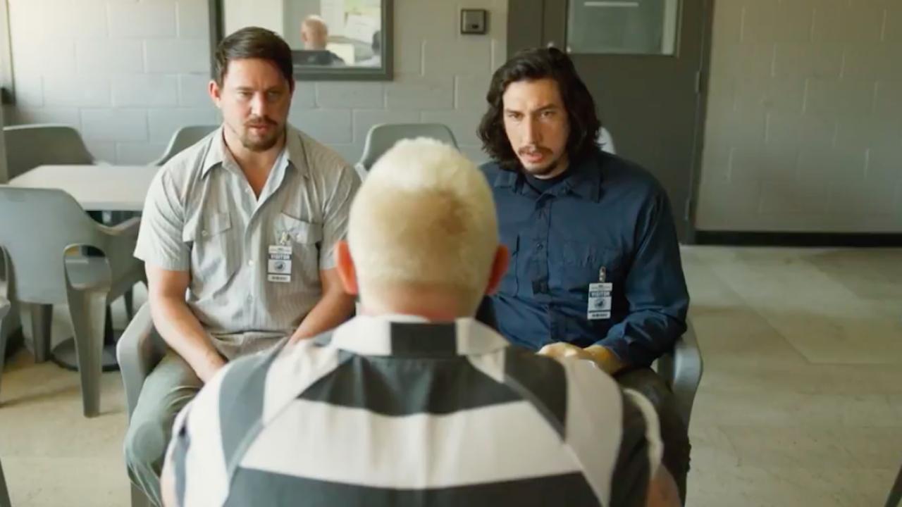 Picture: Channing Tatum and Adam Driver in Logan Lucky