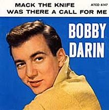 Picture: Single cover for Bobby Darin's 