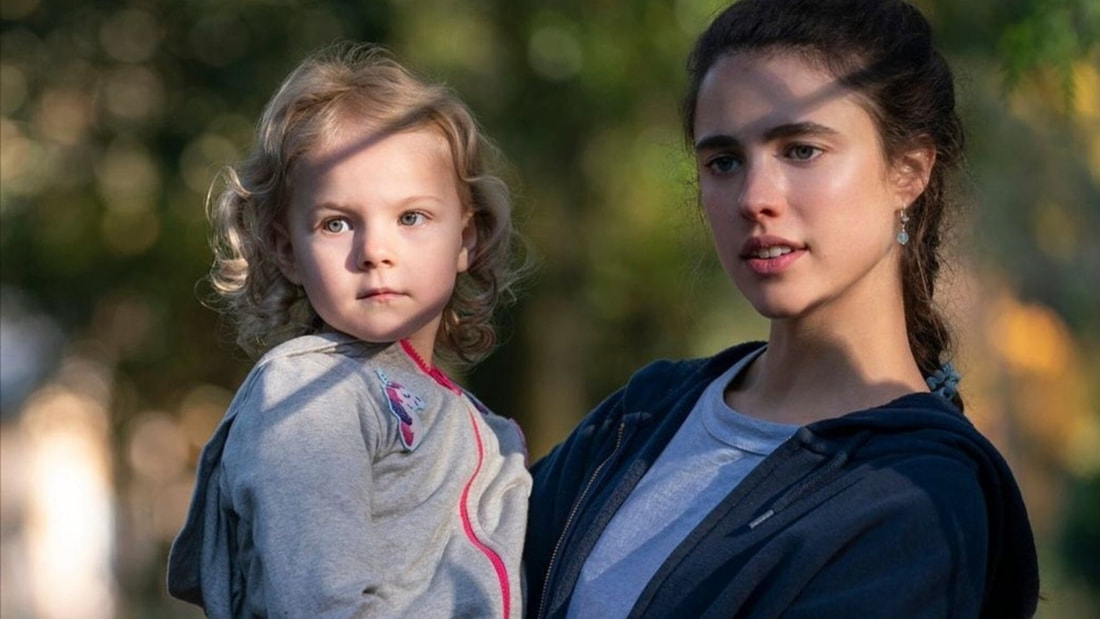 Picture: Rylea Nevaeh Whittet and Margaret Qualley in 