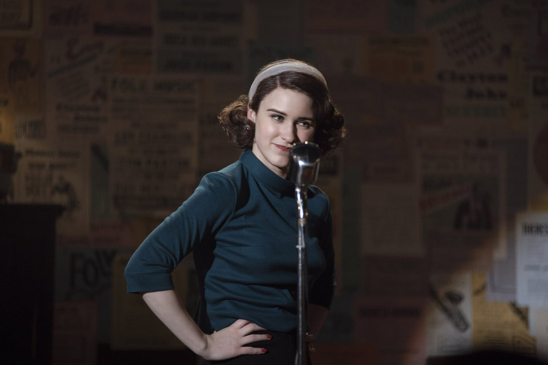 Picture: Rachel Brosnahan in Amazon's The Marvelous Mrs. Maisel
