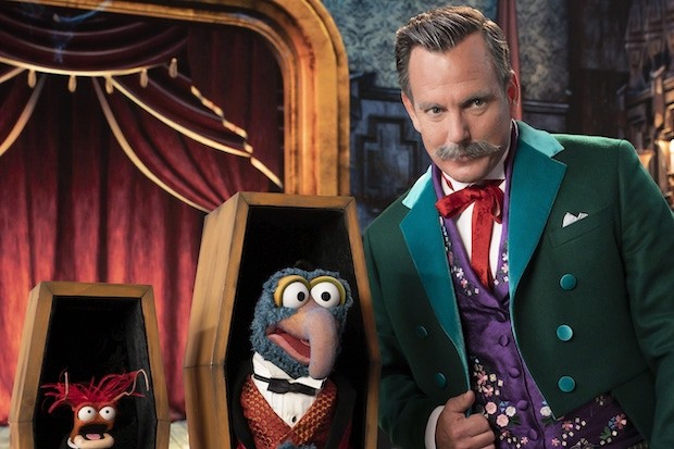 Picture: Will Arnett with Pepe and Gonzo the Great