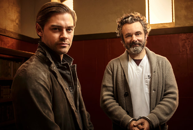 Picture: Tom Payne and Michael Sheen in Prodigal Son