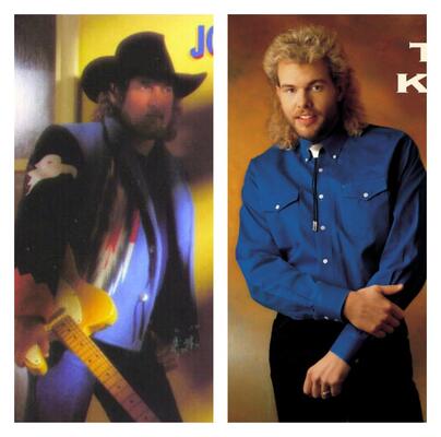 Picture: John Anderson and Toby Keith album covers