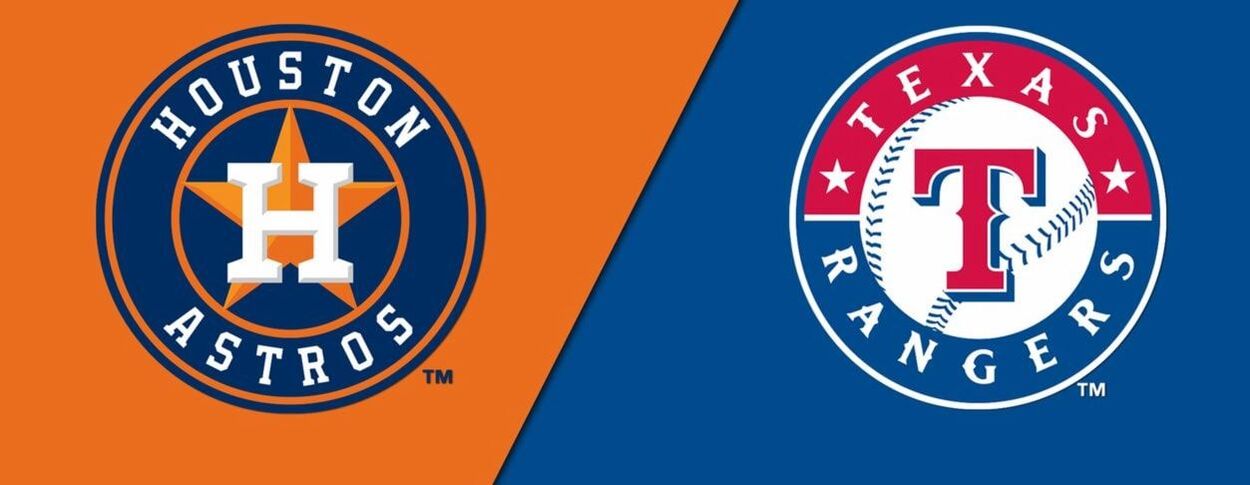 Picture: Astros and Rangers logos