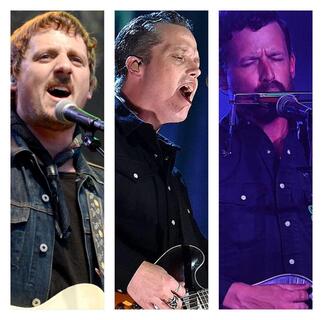 Picture: from left to right - Sturgill Simpson, Jason Isbell and Evan Felker of Turnpike Troubadours