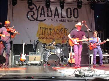 Picture: Jason Boland & the Stragglers perform at inaugural Yadaloo Festival in Little Rock, Ark.