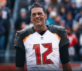 Picture: Tom Brady in Buccaneers Jersey