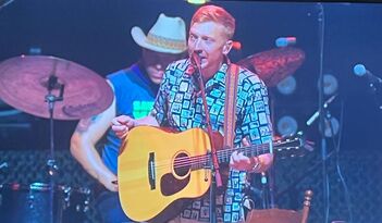 Picture: Tyler Childers performs at Stagecoach Festival on April 30, 2023. 