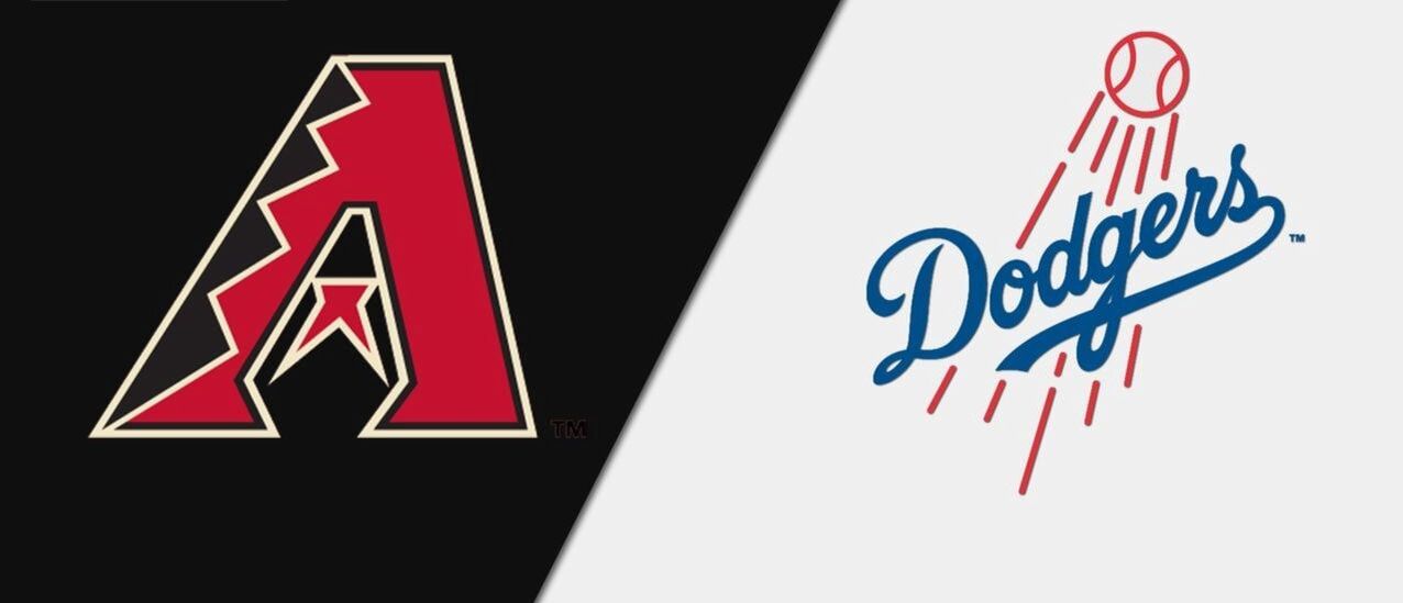 Picture: Diamondbacks and Dodgers logos 