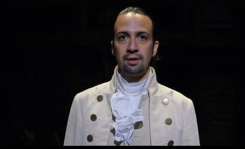 Picture: Lin-Manuel Miranda as Alexander Hamilton in Hamilton