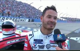 Picture: Kyle Larson after his win at Nashville Superspeedway on June 20, 2021