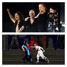 Picture: Metallica and Mortal Kombat