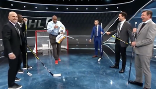 Picture: Image from TNT's NHL coverage debut in October