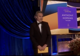 Picture: Joaquin Phoenix announces Best Actor at Oscars 