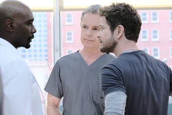 Picture: Morris Chestnut, Bruce Greenwood and Matt Czuchry in The Resident