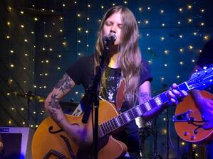 Picture: Sarah Shook performs at The White Water Tavern 