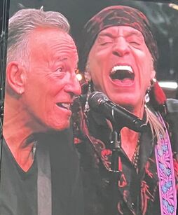 Picture: Bruce Springsteen and Steven Van Zandt live in concert at the T-Mobile Center in Kansas City, Mo. 