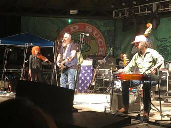 Picture: Steve Earle performs at Toad Suck Daze festival in Conway, Arkansas.