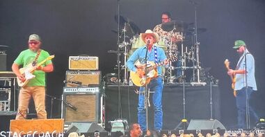 Picture: Turnpike Troubadours perform at Stagecoach Festival on April 30, 2023