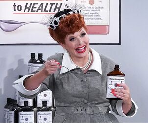 Picture: Debra Messing as Lucille Ball in 